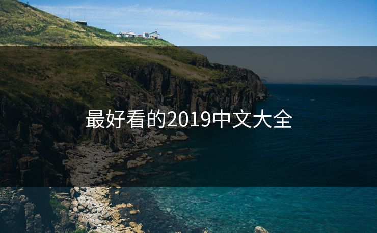 最好看的2019中文大全